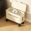 Desktop Cable Organizer Box with Lid, Cable Management and Storage Compartments A 6