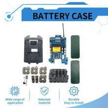10Core 18650 Battery Storage Box Case for BL1830 BL1840 BL1850 with 7MOS Battery Protection Board
