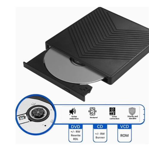8-in-1 USB 3.0 Type C External CD DVD RW Optical Drive Multi-Function Drive DVD Player Burner Reader for PC Laptop 2