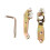 3x Sliding Roller Guide 701843406B 3
