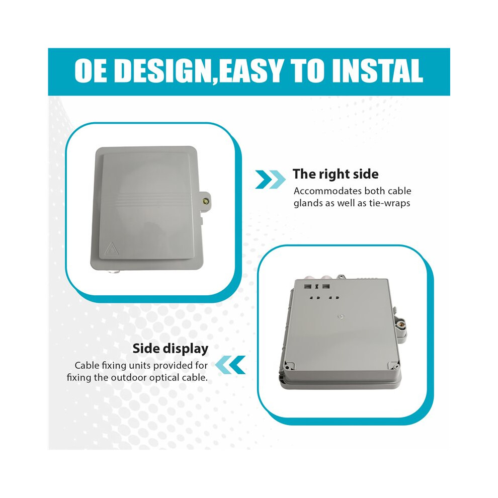 12 Core Fiber Optic Distribution Box Termination Ftth Fiber Optic Distribution Box Full With Single Mode Pigtail Sc 4711675108033