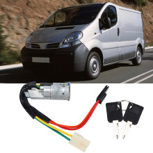 Ignition Barrel 4 PIN 2 Keys Vivaro Movano