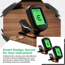 2pcs Professional Clip for Guitar Tuner, Suitable for Acoustic/Electric Guitar, Ukulele, and Chromatic Tuning Mode