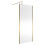 Balterley Balterley Wetroom Screen with Support Bar, 900mm, Brushed Brass 3
