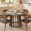 Homcom HOMCOM Modern Dining Table for 4-6 People 120 cm Light Walnut 9