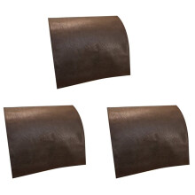 3X Protecteur D'Appui-Tête en Simili Cuir Antidérapant pour Fauteuil Inclinable, Housse D'Appui-Tête pour Housses de Meubles, Couleur Café