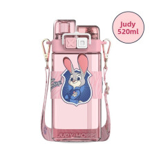 (Style O) Water Zootopia Kids Cup With Straw For Childrens Gift Durable Material Tritan