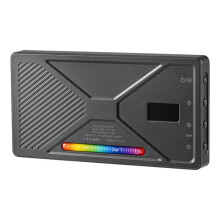 New RGB Video Light 10W Portable Selfie LED Camera Light with 2500-9900K 4000mAh Rechargeable CRI 96+ App Control Fill