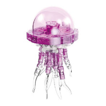 (Jellyfish)Bloques de montaje de animales marinos con luminosos para niños aprendizaje juego imaginativo