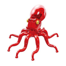 (Octopus)Bloques de montaje de animales marinos con luminosos para niños aprendizaje juego imaginativo