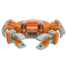 (Crab)Bloques de montaje de animales marinos con luminosos para niños aprendizaje juego imaginativo