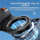PH-80 Magnetic  Camera Grip with Remote Shutter Remote Control Universal Selfie Stick Stabilizer for Phones 6