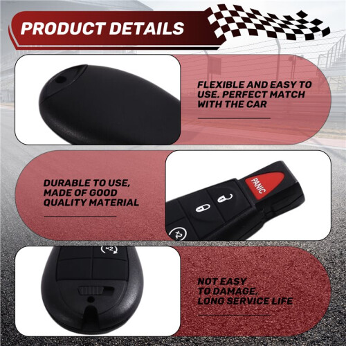 Remote Key M3N5WY783X Suitable for , ,  300,  Journey 2