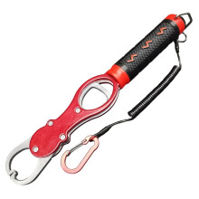 Aluminum Alloy Fishing Lip Gripper with Weight Portable Fish Plier Hand Grip Hook Gripper Fishing Tackle Accessories A