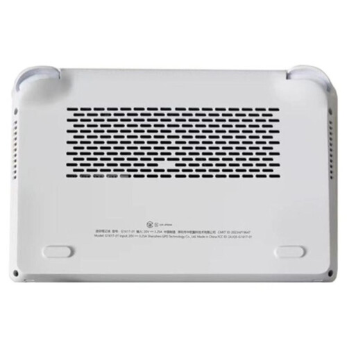 Double Fan Cooling Module for Win  Handheld Gaming PC Aluminum Base High Performance Light Weight White