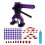 Multi-Purpose Car Dent Repair Tools Set Adjustable Handle Puller for Efficient Dent Removal 1