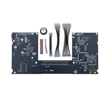 For Game Gear GG RGB Lighting Effect Replaces the SMT Soldered Motherboard Single Chip MainBoard Black