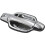 Maniglia Esterna Cromata per Portiera Auto per  Dmax D-Max 2002-2013 3