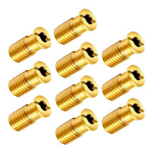 10 Pieces Brass Pool Cover Anchors Screws Pool Safety Cover Anchor Replacement Kit,Pool Cover Anchors Concrete