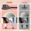Makeup Mirror with Lights, 20X/1X Double Sided Magnifying Makeup Mirror with 3 Color Lighting and Adjustable Brightness 9