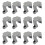12-Pack Pontoon Boat Bumper Clips for Efficient Docking and Bumper Adjustment Pontoon Boat Square Rail 1