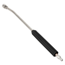 Stainless Steel Power Washer Wand Extension with 1/4" Quick Plug for Car Wash Black