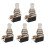 5pcs SPST Momentary Foot  - Soft Touch Silent Stomp Button, 2 Pin SPST for Guitar Effect Pedal Replacement 1