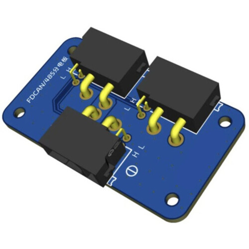 XT30(2+2) 1 to 2 Joint Adapter Board FDCAN/485 Power Splitter Board for Humanoid Robot RC Model Without Case