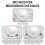 10 Pack Pot Lid Holders with Hook, Pot and Pan Hangers for Kitchen Inside Cabinet Wall Mount Rack , Space-Saving Design 5