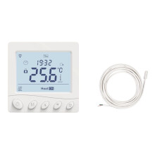 Thermostat WiFi Contrôleur de Température Ambiante Chauffage au Électrique Contrôle par Application au Gaz Fonctionne avec Home GB