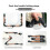Trolley Handle Folding Wagon Push Handle Easy to Install Detachable Universal Foldable Replace Part Push Pull Bar 2