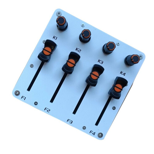 4 Knobs 4 Faders MIDI 45mm Custom CC Information Computer Music Host Software Fader Controller 1