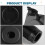 Pass Through Wall Socket for Gen3, RJ45 CAT6 Ethernet IP68 Waterproof Bulkhead Panel Socket 2