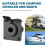 Pass Through Wall Socket for Gen3, RJ45 CAT6 Ethernet IP68 Waterproof Bulkhead Panel Socket 3