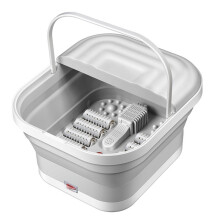 Portable Thermostatic Foot Massage Tub Foldable  Tropical Automatic Foot Bath Tub EU Plug