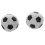 10X Plastic 32mm Soccer Indoor Table Football  Replace Black+White 3