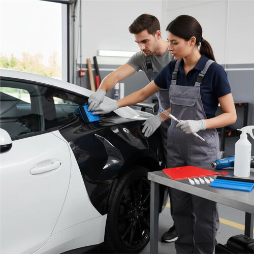 10 PCS Vinyl Wrap Tools, Car Vinyl Wrap Squeegee Smoothing Tools, Window Tint Application Kit with Squeegee, 1
