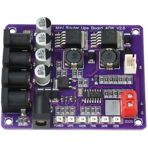 Routeur, Carte D'Alimentation Sans Interruption 40 W, Module de Charge de Batterie 12,6 V