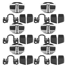 6 Ensemble Stabilisateur de Porte Protecteur de Serrure de Porte Loquets Couvercles de Butée pour Accord