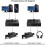 4X 3.5mm Audio Switcher, 2 Input 1 Output/1 Input 2 Output Audio Splitter Switcher, One-Key Mute Button 2