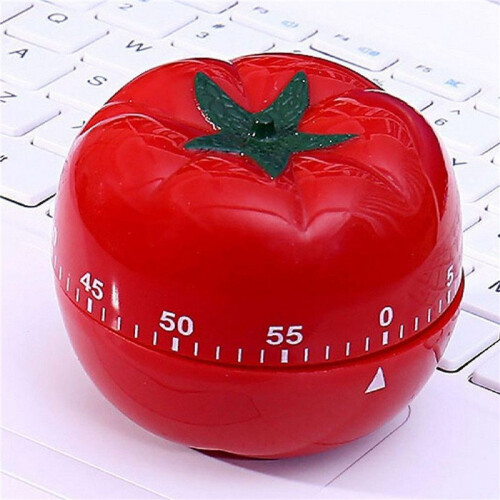 2X 1-60Min 360 Degree Fashion Cute Indoor Kitchen Practical Tomato Mechanical Countdown Timer 1