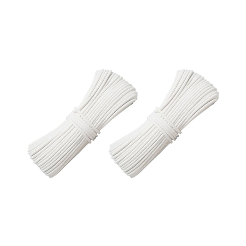 2Pcs 5Mm 50M Self Watering Wick Cord For Planter Pot Diy Automatic Slow Release Wicking Device Irrigation System 6033390357359