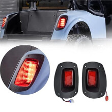 Kit di Luci Anteriori e Posteriori A LED per Modelli di Cart per Ezgo RXV 08-15 A Benzina o Elettrici. Sostituisce il Kit di Luci Anteriori e