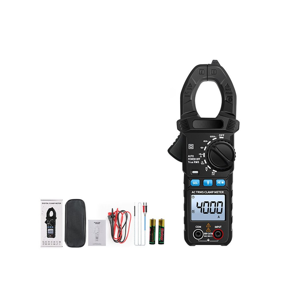 Sk-202 Clamp Meter Digital Multimeter Temperature Ac Current Voltage Capacitance Ncv Tester With Flashlight 6033228935100