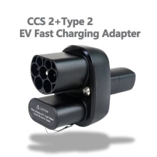 Adaptador Conversor CCS2 para NACS  e AC 2 em 1 de 250 KW para , Todos Os Modelos, Corrente Máxima de 250 V e 32 A, Cabo de Carregamento para