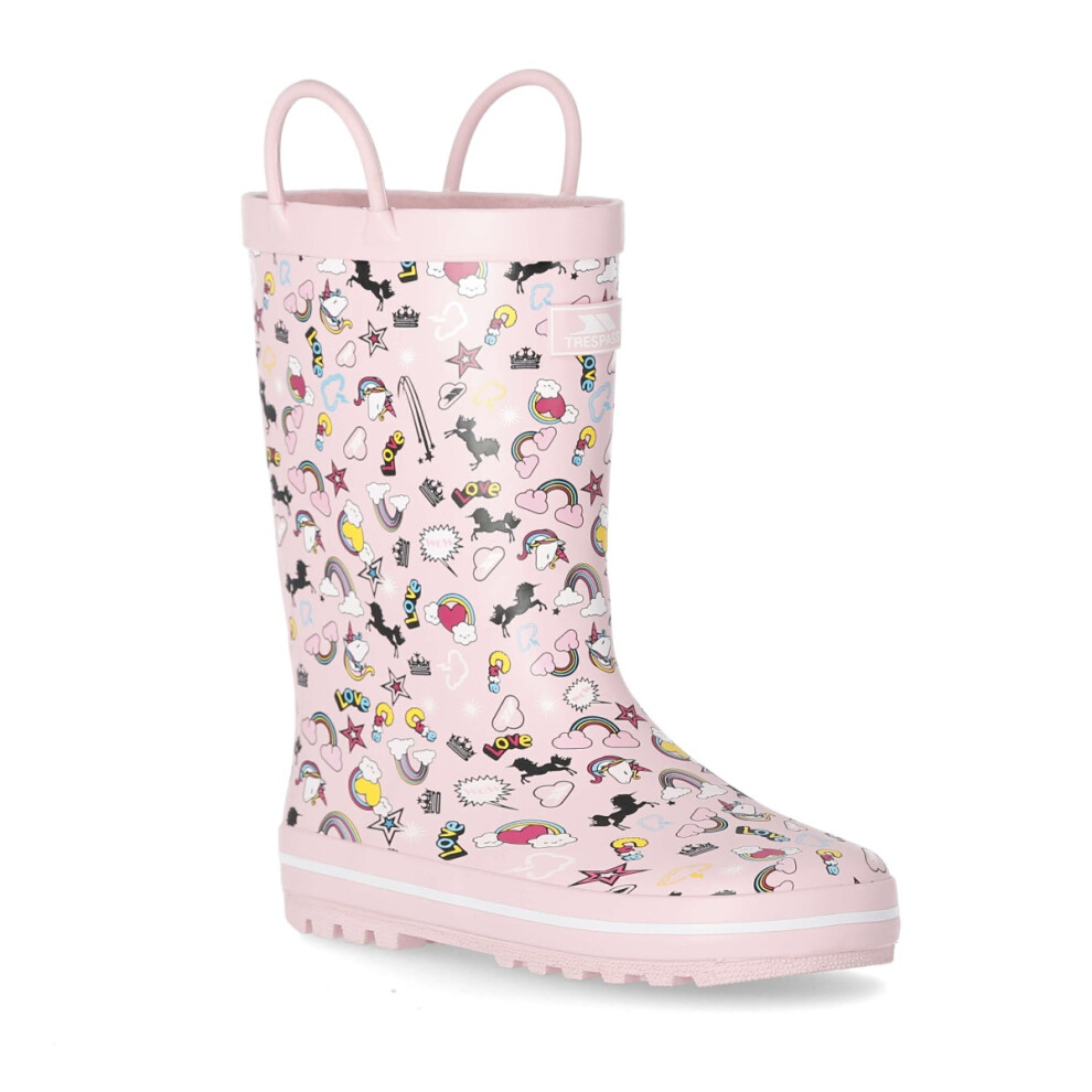Trespass (1, Unicorn Pink) Starryton Kids Unicorn Printed Wellies