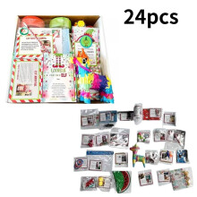 (Classic)Elfen Requisiten Set 24 Tage Weihnachten Aktivitäten Elfe Countdown Kalender Kinder Geschenke