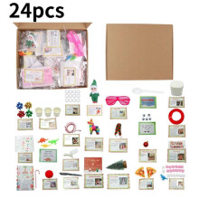 (Elf)Elfen Requisiten Set 24 Tage Weihnachten Aktivitäten Elfe Countdown Kalender Kinder Geschenke