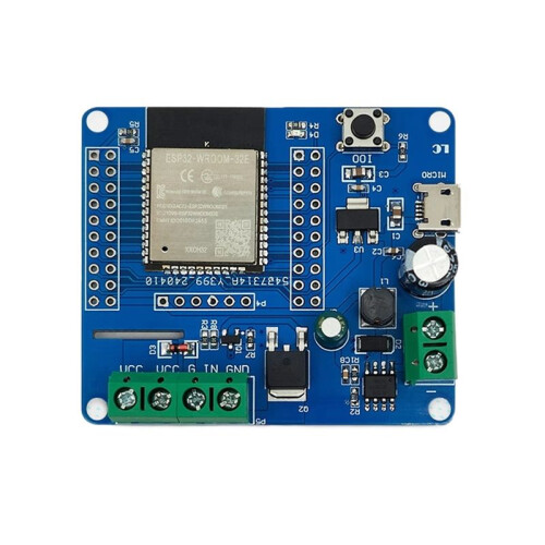 Powered ESP32-W00M-32E 1 Channel MOS  Module 5-80V Input Development Board