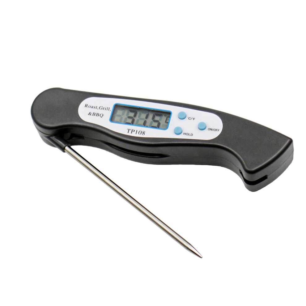 Tlily Digital Meat Thermometer Foldable Probe Grill Thermometer -58 F To 572 F (-50 C To 300 C)For Kitchen Cooking Baking